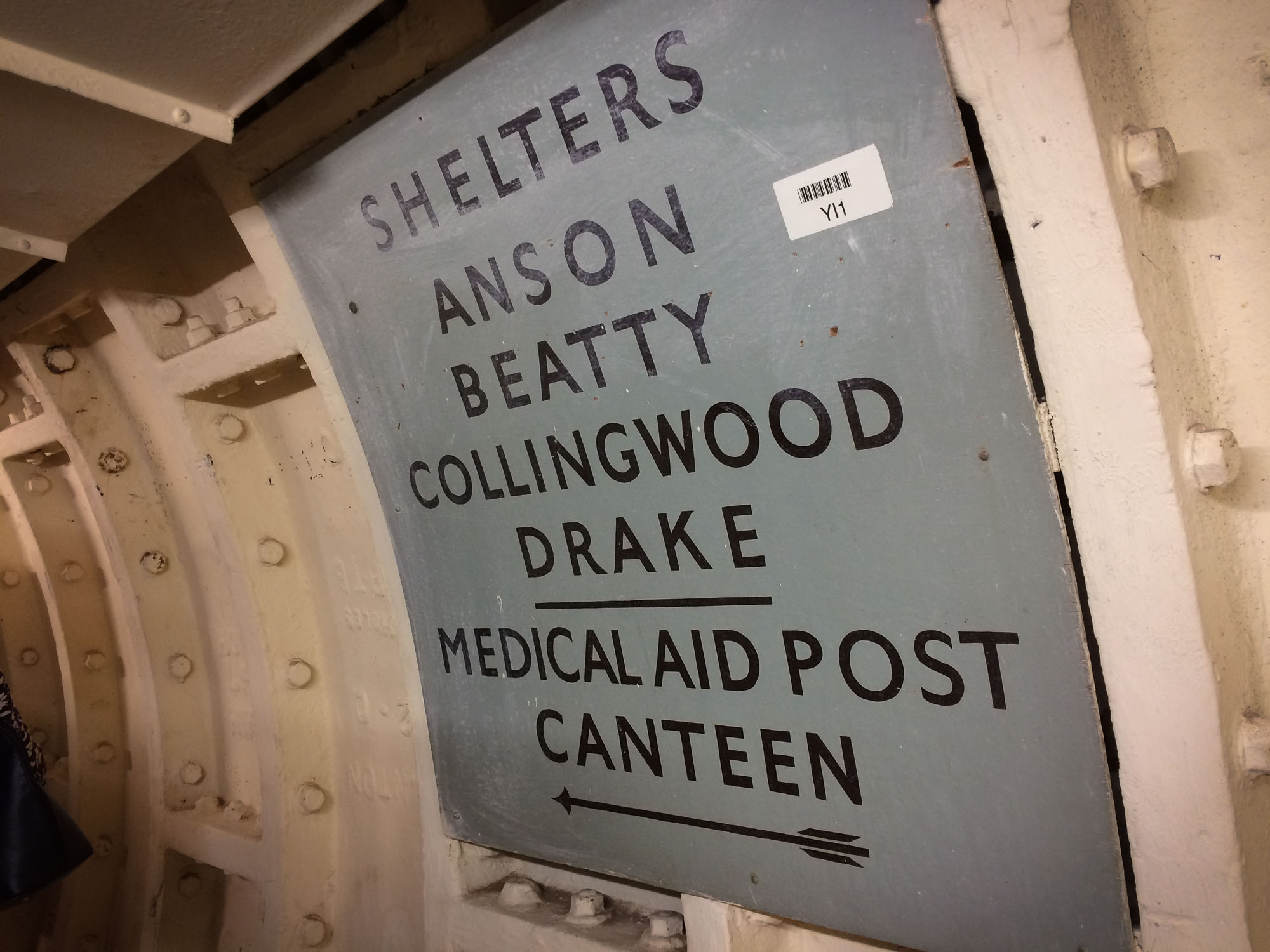 Clapham South underground shelter