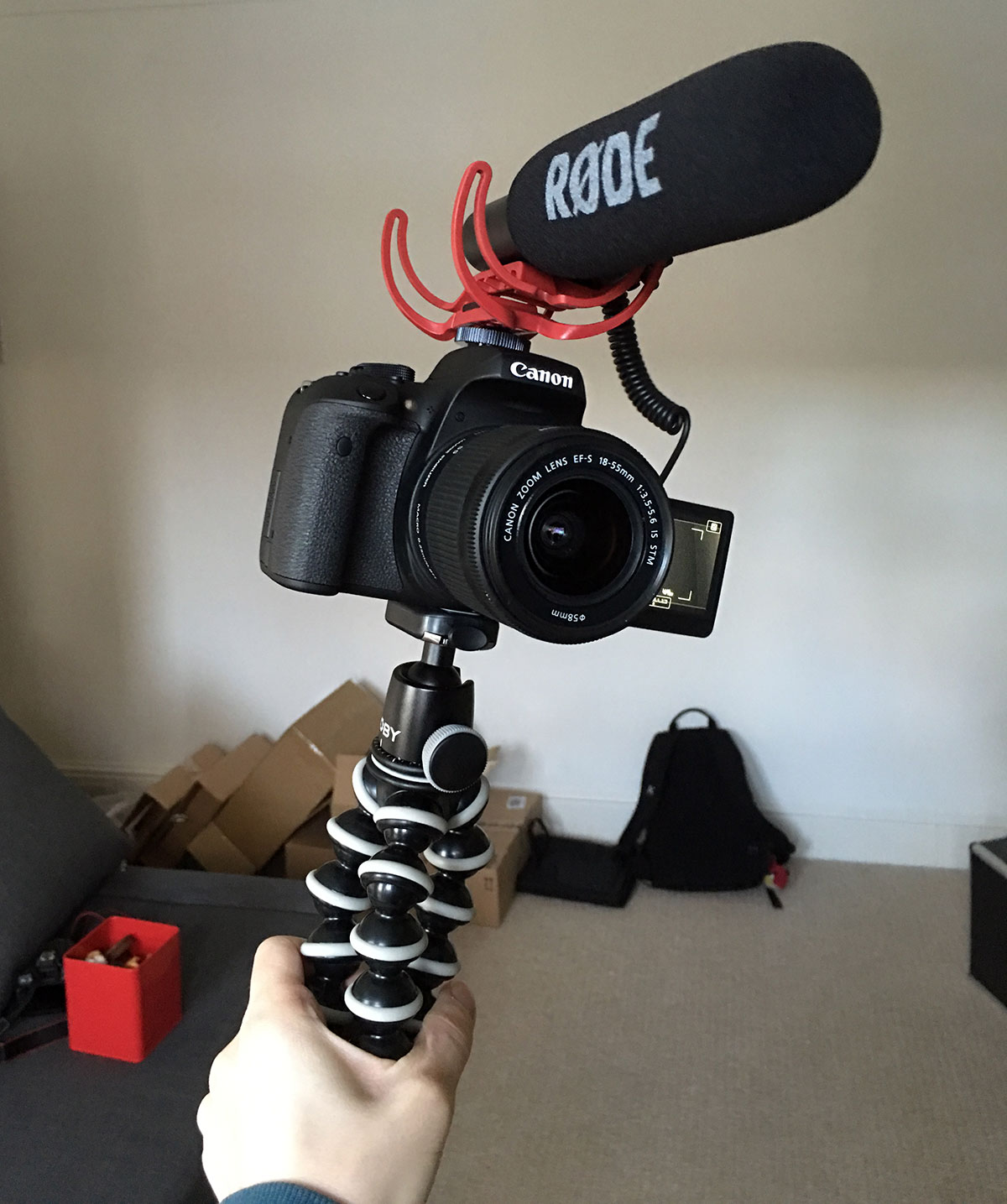 Vlog camera rig