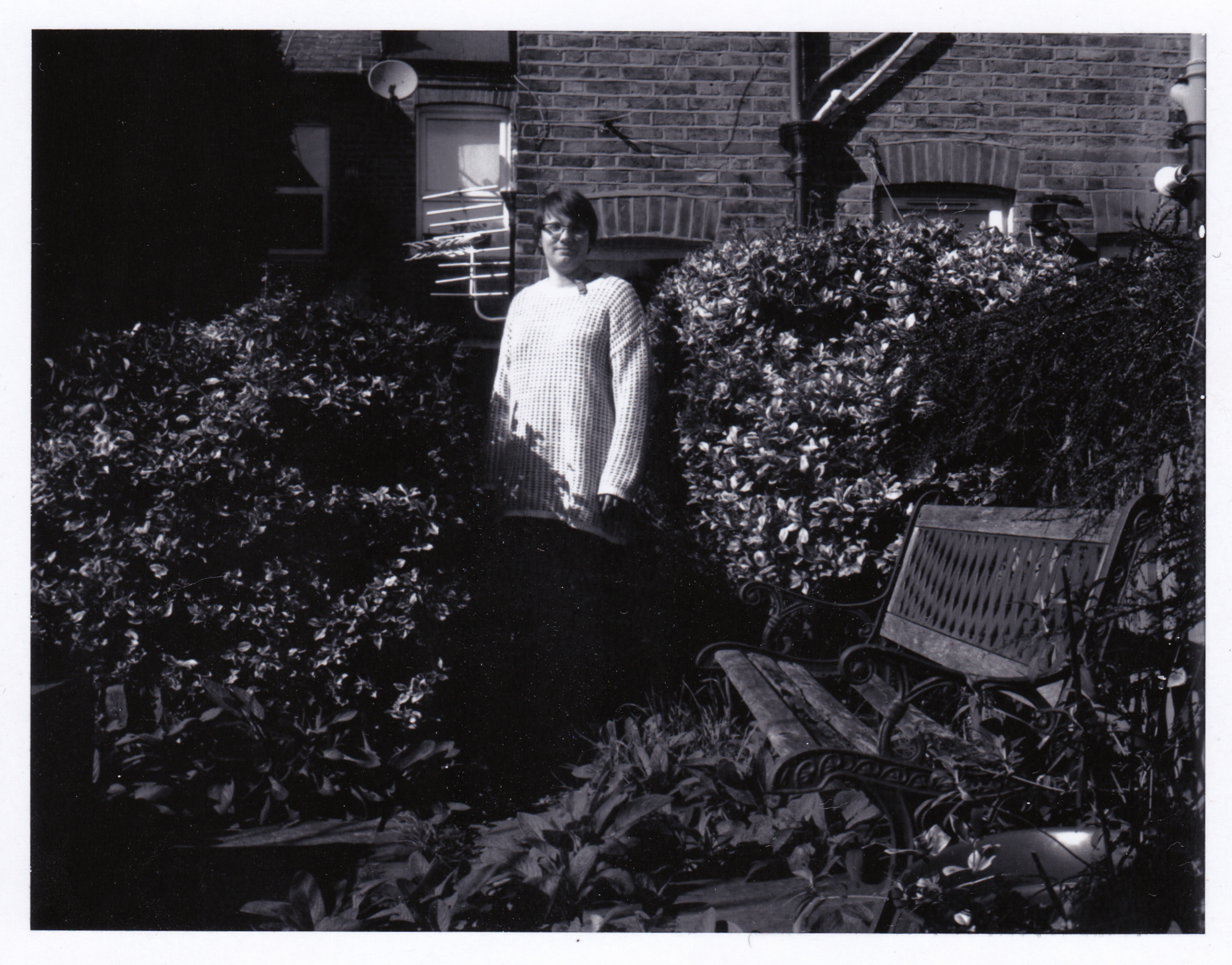 Walthamstow on Polaroid black and white film